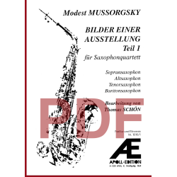 MUSSORGSKY Modest: Pictures at an Exhibition, Part 1 (Bilder einer Ausstellung, Teil 1)