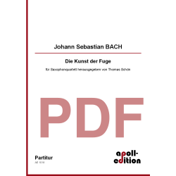 BACH Johann Sebastian: Art of Fugue (Kunst der Fuge)