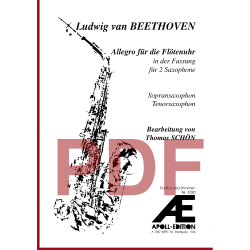 BEETHOVEN Ludwig van: Allegro für die Flötenuhr