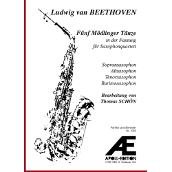 BEETHOVEN Ludwig van: 5 Mödlinger Tänze