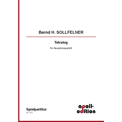 SOLLFELNER Bernd Hannes: Tetralog SOLLFELNER Bernd Hannes: Tetralog