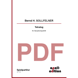 SOLLFELNER Bernd Hannes: Tetralog SOLLFELNER Bernd Hannes: Tetralog