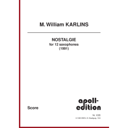 KARLINS M. William: Nostalgie (1991) KARLINS M. William: Nostalgie (1991)