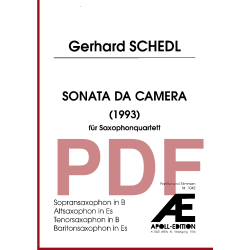 SCHEDL Gerhard: Sonata da Camera (1993) SCHEDL Gerhard: Sonata da Camera (1993)