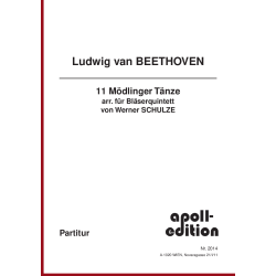BEETHOVEN Ludwig van: Mödlinger Tänze