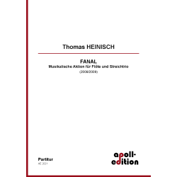 HEINISCH Thomas: FANAL HEINISCH Thomas: FANAL