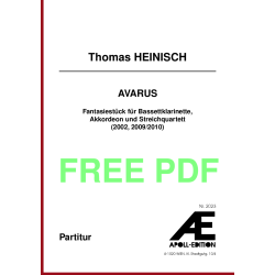 HEINISCH Thomas: Avarus