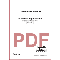 HEINISCH Thomas: Shehnai - Raga music I HEINISCH Thomas: Shehnai - Raga music I