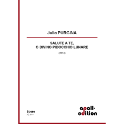 PURGINA Julia: SALUTE A TE, O DIVINO PIDOCCHIO LUNARE PURGINA Julia: SALUTE A TE, O DIVINO PIDOCCHIO LUNARE