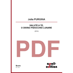 PURGINA Julia: SALUTE A TE, O DIVINO PIDOCCHIO LUNARE PURGINA Julia: SALUTE A TE, O DIVINO PIDOCCHIO LUNARE