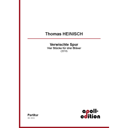 HEINISCH Thomas: Verwischte Spur HEINISCH Thomas: Verwischte Spur