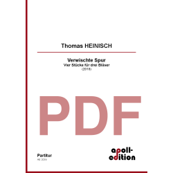 HEINISCH Thomas: Verwischte Spur HEINISCH Thomas: Verwischte Spur