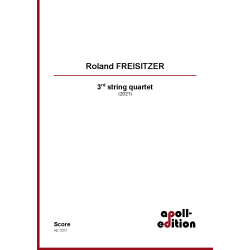 FREISITZER Roland: 3rd string quartet