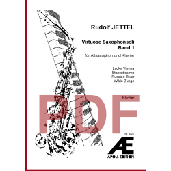 JETTEL Rudolf: Virtuose Saxophonsoli Band 1 JETTEL Rudolf: Virtuose Saxophonsoli Band 1