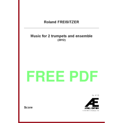 FREISITZER Roland: Music for 2 trumpets and ensemble