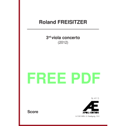 FREISITZER Roland: 3rd viola concerto