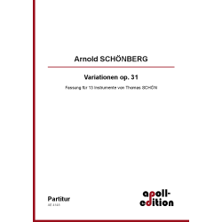 SCHÖNBERG Arnold: Variationen op. 31