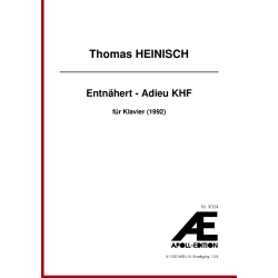HEINISCH Thomas: Entnähert - Adieu KHF (1992) HEINISCH Thomas: Entnähert - Adieu KHF (1992)