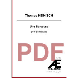 HEINISCH Thomas: Un Berceuse HEINISCH Thomas: Un Berceuse