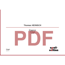 HEINISCH Thomas: Organon HEINISCH Thomas: Organon