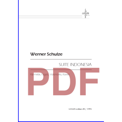SCHULZE Werner: Suite Indonesia SCHULZE Werner: Suite Indonesia