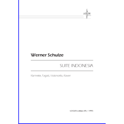SCHULZE Werner: Suite Indonesia SCHULZE Werner: Suite Indonesia