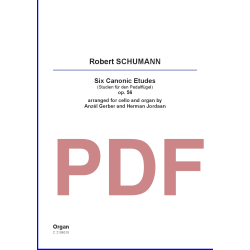 SCHUMANN Robert: Six Canonic Etudes SCHUMANN Robert: Six Canonic Etudes