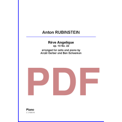 RUBINSTEIN Anton: Rêve Angelique RUBINSTEIN Anton: Rêve Angelique