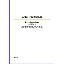 RUBINSTEIN Anton: Rêve Angelique RUBINSTEIN Anton: Rêve Angelique
