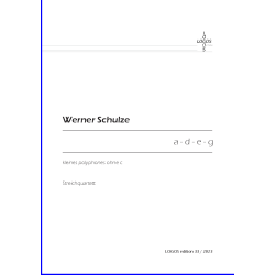 SCHULZE Werner: a - d - e - g SCHULZE Werner: a - d - e - g